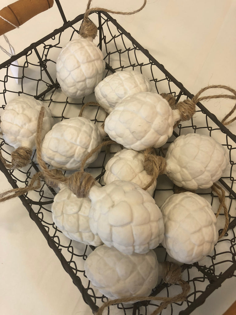 Ceramic pine cone decoration At Home With Sunny