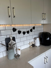 'Love heart' chalkboard bunting