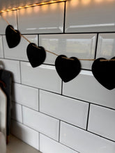 'Love heart' chalkboard bunting