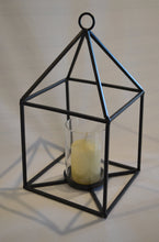 'Pyramid' wrought iron candle holder