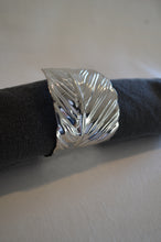 Tin 'feather' napkin ring