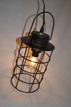 Cage-style hanging lantern light