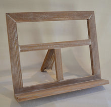 Wooden recipe book stand