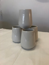 Ceramic dove-grey mugs
