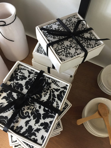 Ceramic tile coasters