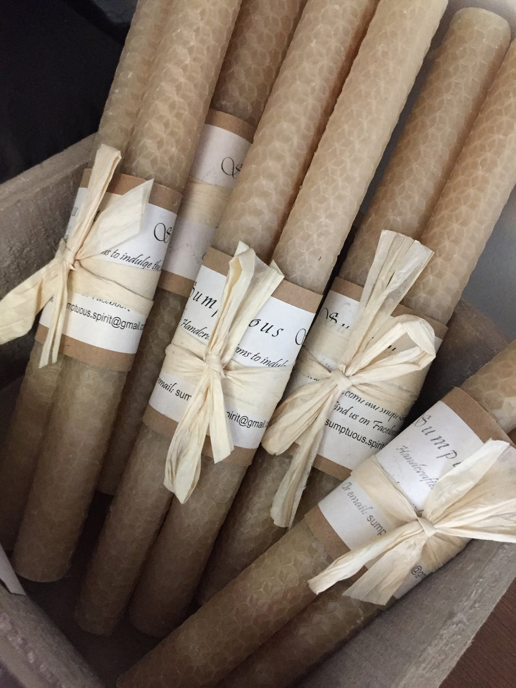 Beeswax candles