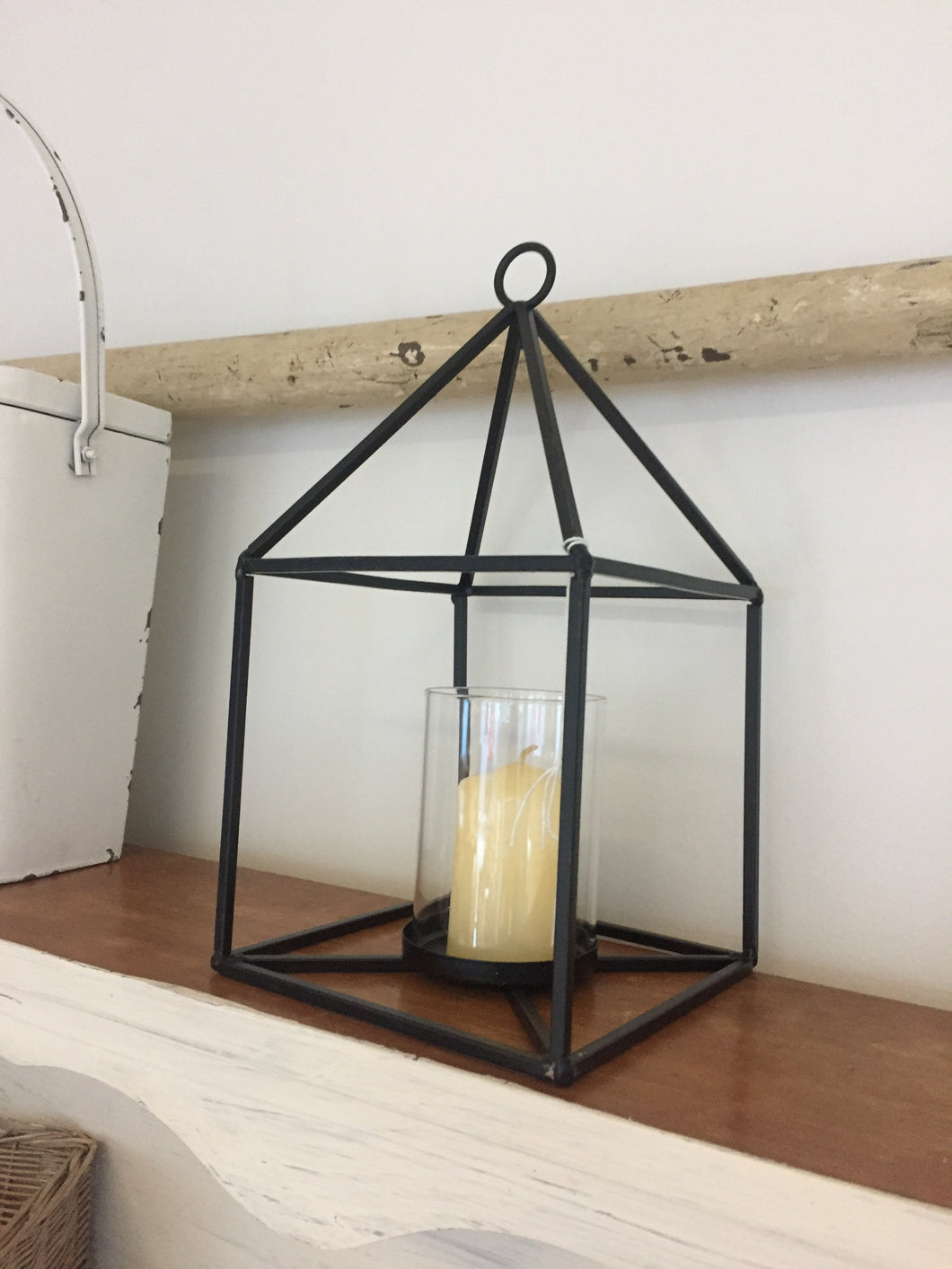 Small 'pyramid' candle holder