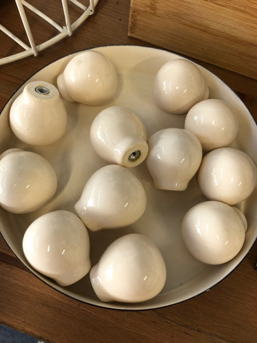 Ceramic cream knobs